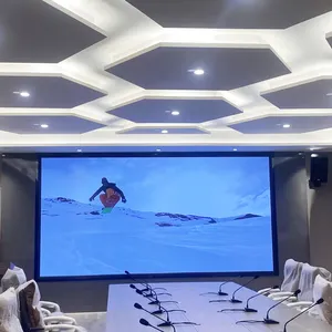 Layar display Led tetap dalam ruangan layar Led layar tampilan layar Led 4K untuk konferensi gereja Bar Digital teknologi baru