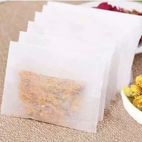 Sachets de thé jetables biodégradables en fibre de maïs 7x8cm avec fermeture pliable pour la vente en gros