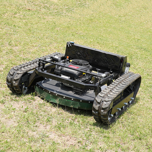Tondeuse à gazon chenillée télécommandée sans fil à essence 22 CV, qualité industrielle, à braquage zéro, pour usage en jardin, modèles RS800T 900T O - Meilleures ventes - Product Image 5