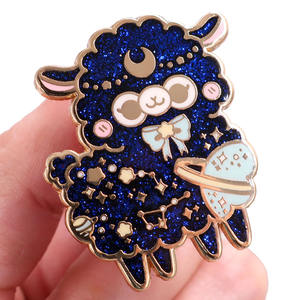 Nette Anime Alpakas Cartoon Tier Pins Abzeichen Schaf Revers Broschen <span class=keywords><strong>Pin</strong></span> Kleidung Hut Tasche Abzeichen Schmuck Geschenk für Kinder Freunde - Product Image 3