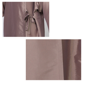 Camice per Clienti di Salone con Logo Personalizzabile, Lucido, Grigio, Marrone, Bianco, Nero, con Maniche Lunghe e Bottoni Regolabili - Product Image 6