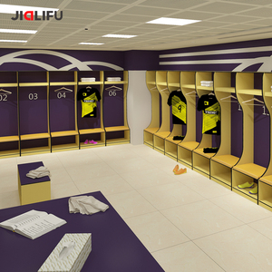 Sinh thái thân thiện giải trí Câu lạc bộ tủ khóa HPL Phenolic thể thao bóng đá <span class=keywords><strong>Locker</strong></span> cho các địa điểm thể thao - Product Image 2