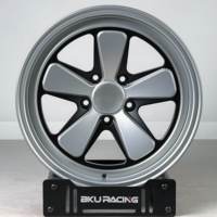 Jantes Bku forgées 5x130 pour Porsche 911 964 996 993 997 Macan Cayenne 955 958 17 18 19 pouces, jantes en alliage T6 à deux tons 8-13J
