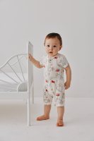Combinaison d'été en fibre de bambou pour bébé, tenue décontractée anti-accroc pour enfants, idéale pour l'escalade