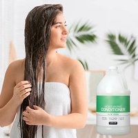 Set Sampo dan Kondisioner Pelembap OEM Custom Gallon untuk Rambut Kering 100% Vegan Bahan Alami Nabati Aroma Herbal