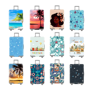 Housse de valise de voyage <span class=keywords><strong>personnalisée</strong></span>, protection élastique en spandex, housse de sac à bagages - Product Image 1