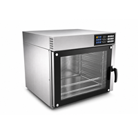 Four à convection électrique commercial, four à convection électrique de comptoir avec ventilateur pour café, pain, gâteaux et biscuits