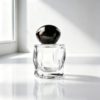 Flacon de parfum en verre de qualité supérieure 30 ml 100 ml, forme torsadée, impression de logo personnalisée, vente en gros avec emballage en boîte