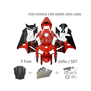 แฟริ่งสำหรับฮอนด้า CBR600RR 2005 2006 <span class=keywords><strong>CBR</strong></span> <span class=keywords><strong>600RR</strong></span> CBR600 RR รถจักรยานยนต์แบบปรับแต่งได้ H0605-101a พลาสติก ABS - Product Image 1