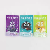 Sacs d'emballage debout réutilisables imprimés sur mesure Doypack pour jus de gelée sacs d'emballage pour compote de pommes purée de fruits pochette à bec verseur pour aliment pour bébé