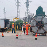 Machine à revêtement PVC spiralé avec moteur et roulement – Solution de réparation de canalisations sans tranchée pour projets de renouvellement d'égouts sans excavation