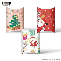 Boîtes cadeaux en papier pour Noël et le Nouvel An, boîtes à dragées pour bonbons, chocolats, biscuits et cadeaux de fête