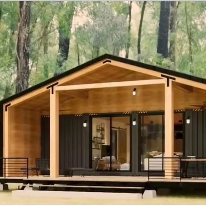 Photo inspiration: 40Ft Malaysia Modular Container House Portable Eco Friendly Wooden Bungalow Photo Inspiration