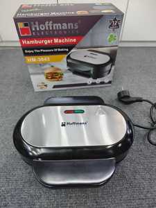 Hoffmans 220V 家用电动汉堡机 1000W 不粘涂层肉类烧烤煎炸机，适合非洲厨房使用 - Product Image 2