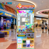 LEON Lucky Hole Jackpot Extra Reward Capsule Crane Arcade Machine Metal Plastic Coin Operated Gift Game 2-in-1 Multi-Function