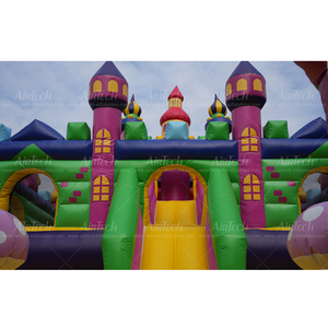 Château gonflable commercial sur mesure, parc d'attractions, monde amusant gonflable pour enfants, jeux en intérieur dans les centres commerciaux - Product Image 4