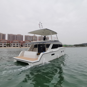 <span class=keywords><strong>Bateau</strong></span> Catamaran à Coque en Fibre de Verre à Prix Abordable avec Moteur Hors-Bord, Performances Hautes Vitesses, Cabine, Pêche, Catamaran à Moteur Rapide - Product Image 4