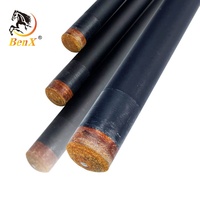 Queue de billard BenX en fibre de carbone 1/2, 13 mm, graphite, best-seller, noire