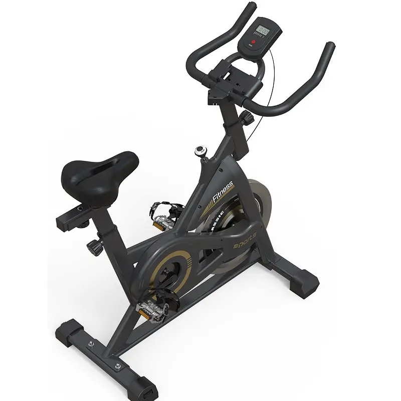 In Stock Fitness Spinning Bike Magnetic Resistance Aluminum Alloy Pedal Spinning Bike With Heart Rate Monitor