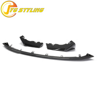 Lèvre avant en fibre de carbone sèche style CSL pour BMW M3 G80 G82 G83 M4, séparateur de pare-chocs en carbone véritable, kits de carrosserie automobile 3 pièces