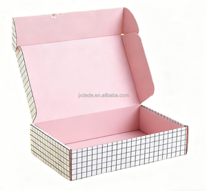 Tùy chỉnh carton màu hồng đám mây giấy bưu phẩm và vận chuyển Hộp phim hoạt hình màu hồng đám mây giấy chất lượng cao tùy chỉnh bưu phẩm vận chuyển hộp - Product Image 4