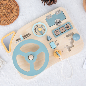 Gioco Educativo <span class=keywords><strong>per</strong></span> <span class=keywords><strong>Bambini</strong></span> con Volante in Legno Colorato e Joystick, Gioco Cognitivo con Veicoli <span class=keywords><strong>per</strong></span> <span class=keywords><strong>Bambini</strong></span> dai <span class=keywords><strong>3</strong></span> <span class=keywords><strong>Anni</strong></span> in Su, Certificato CE/CPC - Product Image 5