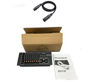 Beginner Friendly Mini <b>DMX</b> <b>Lighting</b> Console Battery Powered Controller for Classroom Practice Easy Manual <b>Lighting</b> Control - Product Image 4