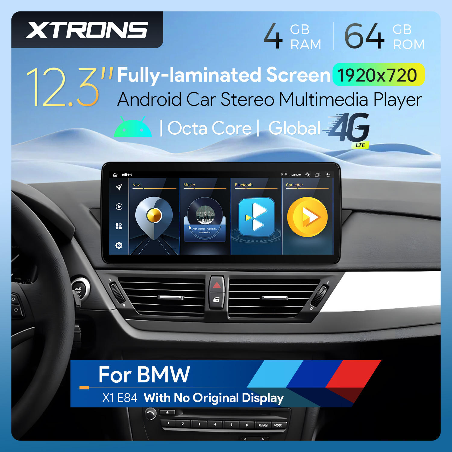 สำหรับไม่มีการแสดงผลต้นฉบับ BMW X1 E84 2009-2015