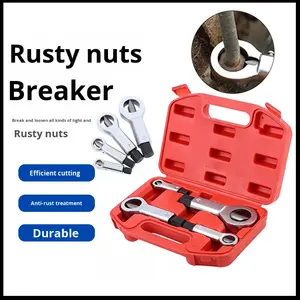 Outil de démontage d'écrous robuste en gros – Kit d'outils portables manuels pour l'extraction et le fendage des écrous - Product Image 6