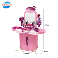 Portable valise filles semblant maquillage jouet enfants coiffeuse jouet maquillage jouets pour les filles
