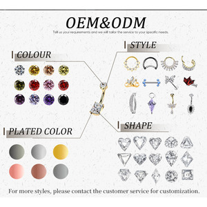 <span class=keywords><strong>Piercing</strong></span> Labret con Pétalos de Flores para <span class=keywords><strong>Labio</strong></span> con <span class=keywords><strong>Centro</strong></span> de Circonita Cúbica que Mejora la Apariencia, <span class=keywords><strong>Piercing</strong></span> de Aleación de Titanio ASTM-F-136 - Product Image 6