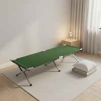 Lit de camping pliant à design tropical, cadre métallique, style antique, portable, imperméable, idéal pour la plage, vente en gros, directement de l'usine, le plus vendu