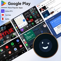 PLAYAIBOX Kabelloses CarPlay AI-Box für BMW Qualcomm 6350 8+128G Android 15 Auto-Multimedia-Player Unterstützt Netflix YouTube 5G LTE