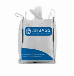 HESHENG 2021 Large capacity fibc bulk bag 1.5 ton sand bag ton jumbo bag 1000kg super sack rice buyers