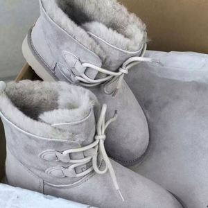 Botas de Nieve Cálidas y Cómodas para Mujer, Invierno 2026, Parte Superior de Cuero Genuino, Suela de Goma, Ligeras, Antiolor, Zapatos Casuales - Product Image 2