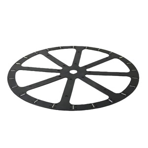 Black <b>Plastic</b> Turntable 6 Inch 12 Inch Round Display Rack For Shoe <b>Mirror</b> Accessories Modern Style - Product Image 1