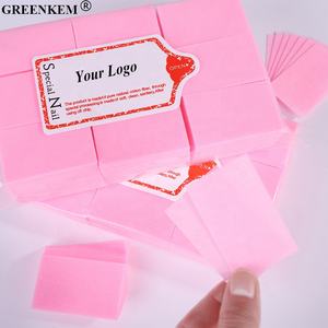 540 Piezas de Toallitas Sin Pelusa Rosadas para Manicura, Removedor de Esmalte de <span class=keywords><strong>Uñas</strong></span>, Almohadillas de Papel de Algodón para <span class=keywords><strong>Uñas</strong></span>, Removedor de Esmalte de Gel - Product Image 2