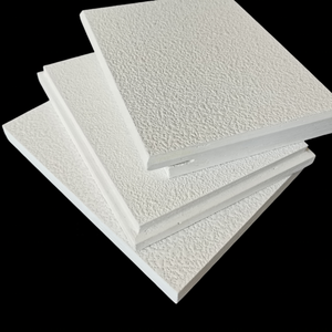 Panneaux en fibre <span class=keywords><strong>de</strong></span> <span class=keywords><strong>verre</strong></span> tégulaire blanche Panneau acoustique en <span class=keywords><strong>laine</strong></span> <span class=keywords><strong>de</strong></span> <span class=keywords><strong>verre</strong></span> absorbant le plafond dissimulé - Product Image 3