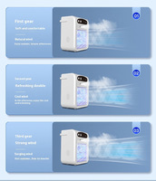 Ventilateur d'air portable écologique avec haut-parleur Bluetooth, faible bruit, rechargeable par USB, mini ventilateur de bureau