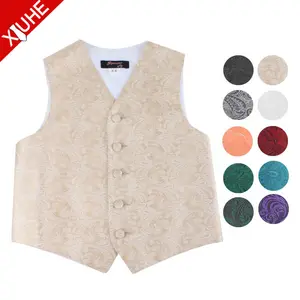Tailor Made Multicolor Handsome Latest Designs Kids Waistcoat