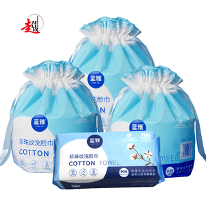 Boa qualidade Fabricante chinês 80 peças lenços faciais biodegradáveis de algodão e microfibra, toalha de tecido facial - Product Image 3