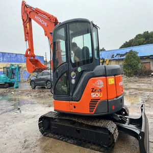 Excavatrice sur chenilles Hitachi ZX50U d'occasion de qualité supérieure, petite pelle hydraulique de 5 tonnes / mini-excavatrice hydraulique Hitachi ZX50U d'occasion ZX 50U - Product Image 3