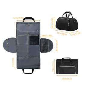 Sac de voyage pliable grande capacité Ginzeal pour homme, sac à bandoulière portable, sac à dos de voyage personnalisé avec impression de dessin animé, imperméable - Product Image 2