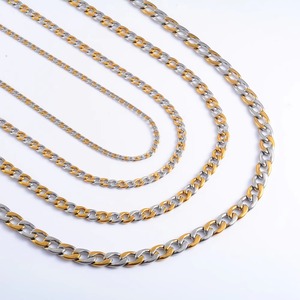 Collier en acier inoxydable pour femmes et hommes, chaîne cubaine gourmette, collier ras du cou punk hip-hop, accessoires de fabrication de bijoux, cadeau DIY - Product Image 4