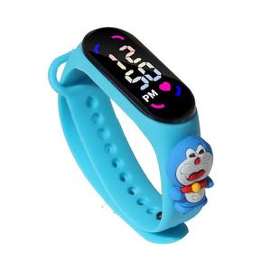 Bracelet électronique en silicone <span class=keywords><strong>Mickey</strong></span> pour enfants, <span class=keywords><strong>montre</strong></span> sport LED rétro rouge, affichage numérique, pour filles et femmes, étanche, tendance - Product Image 4