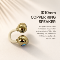 Écouteurs OWS V5.4 à clip d'oreille à bas prix 2027, écouteurs TWS sans fil Type-C, casque de jeu IPX5 pour enfants/ordinateur OEM/ODM