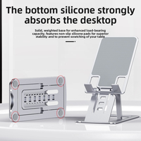 Support pliable pour tablette et téléphone en alliage d'aluminium, Angle réglable, antidérapant, stable, flexible, étanche, Anti-Corrosion, pour bureau de dortoir