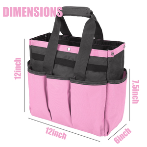 Sac à outils de jardin imperméable, 8 poches, sangle réglable, fermeture éclair, grande capacité, rangement extérieur pour outils de jardinage - Product Image 4