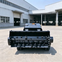 Tondeuse robot chenillée diesel robuste télécommandée à prix d'usine, avec poignée télescopique et moteur 4 temps de qualité industrielle