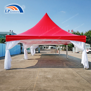 Tente à cadre en aluminium 20x20ft Easy up High Peak avec couverture de toit rouge noir blanc pour la <span class=keywords><strong>location</strong></span> d'événements au Ghana - Product Image 3